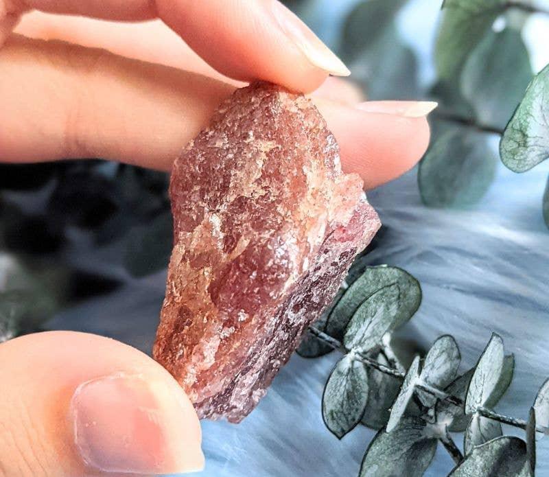 Raw Cherry Quartz | Goddess Provisions - Esme and Elodie
