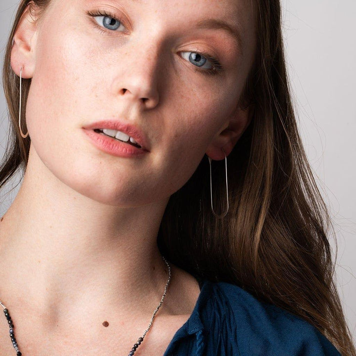 Refined Earring Collection - Cosmic Oval/Gold Vermeil - Esme and Elodie