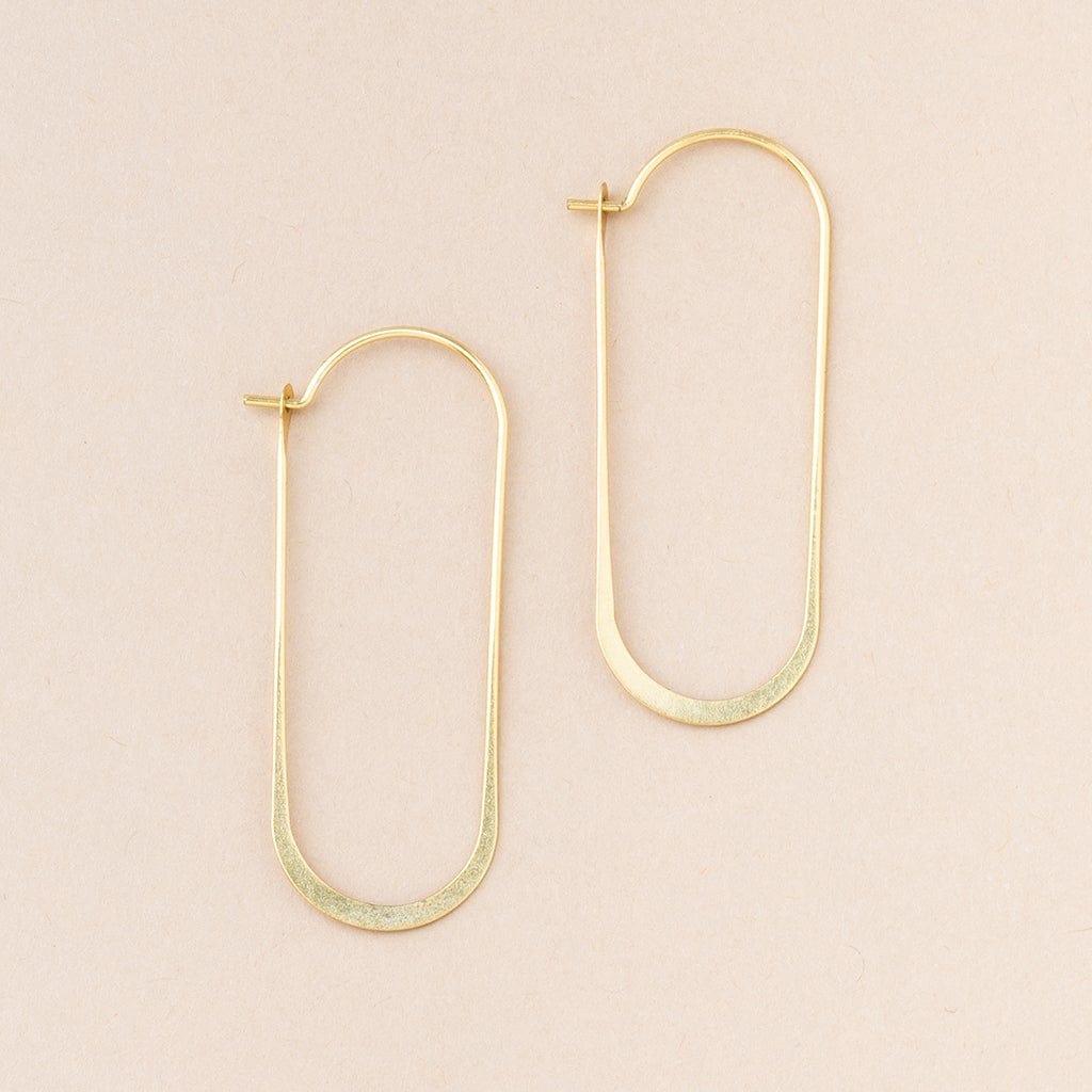 Refined Earring Collection - Cosmic Oval/Gold Vermeil - Esme and Elodie