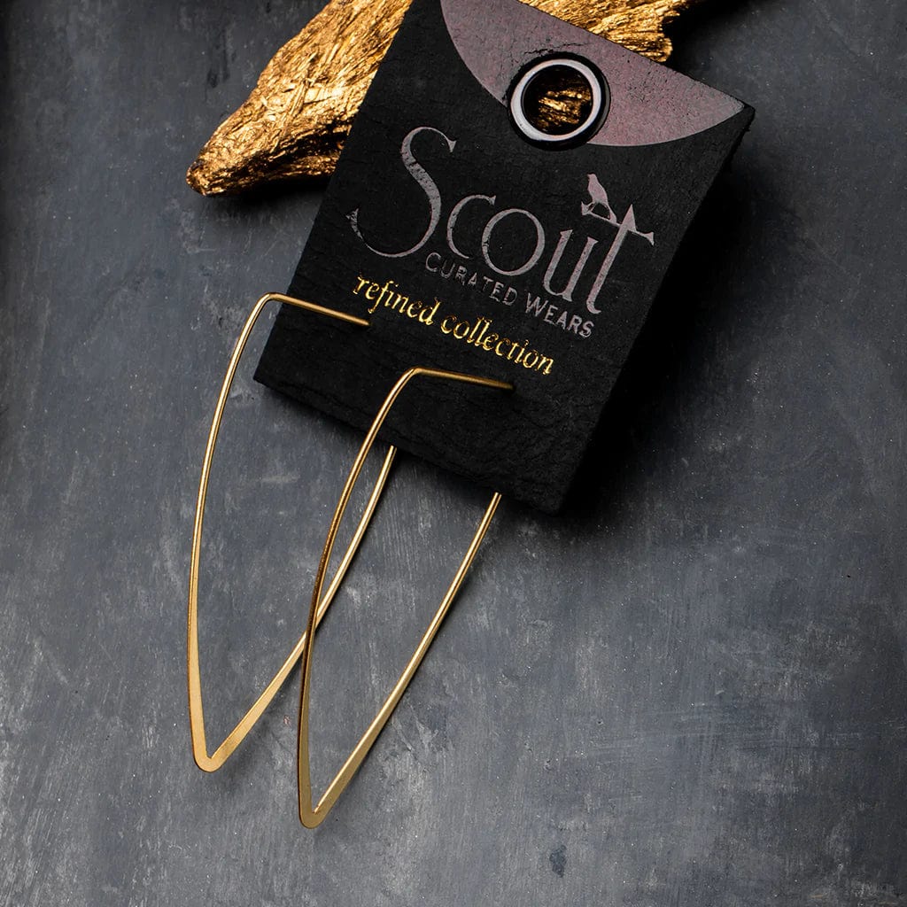Refined Earring Collection - Galaxy Triangle/Gold Vermeil - Esme and Elodie