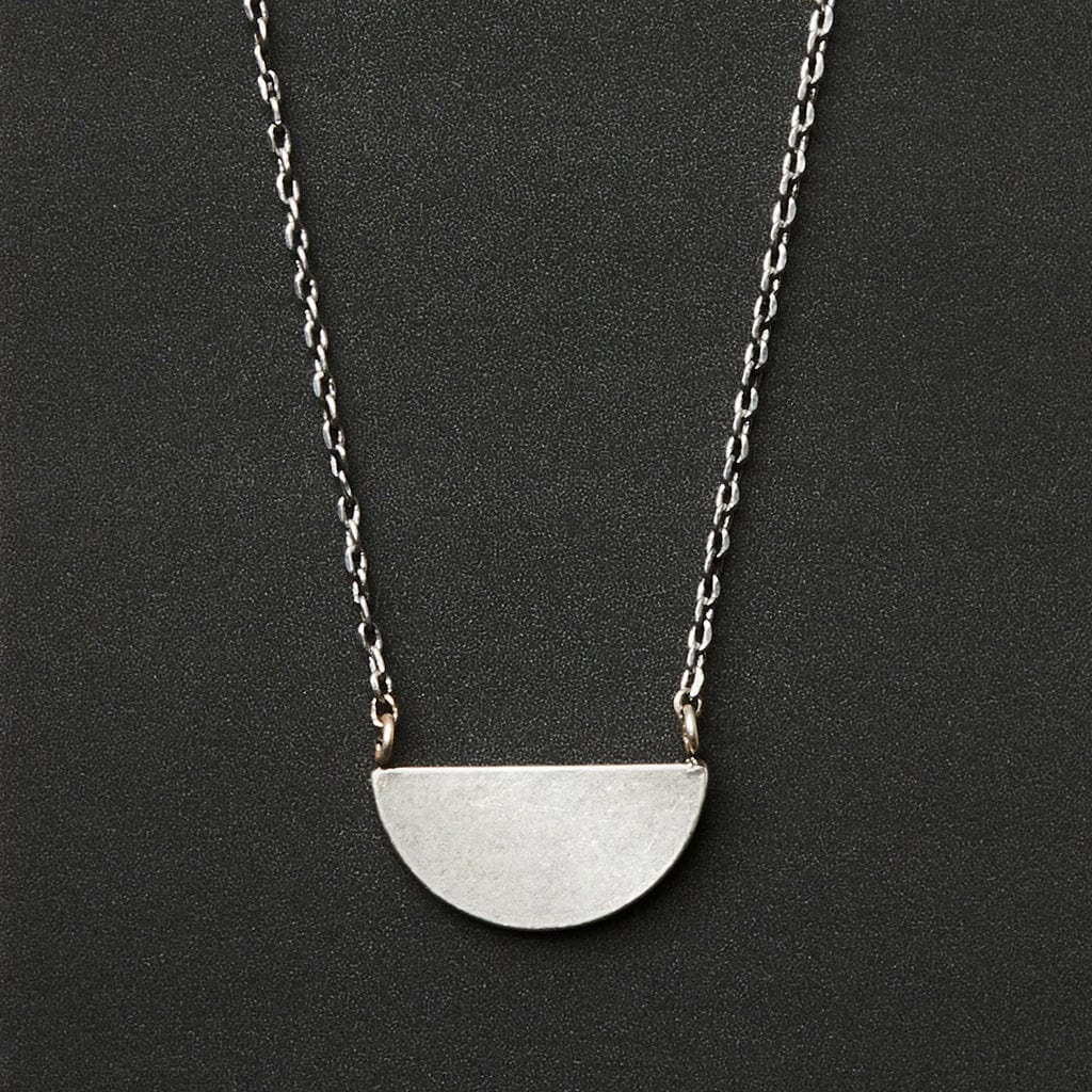 Refined Necklace Collection - Half Moon/Silver - Esme and Elodie