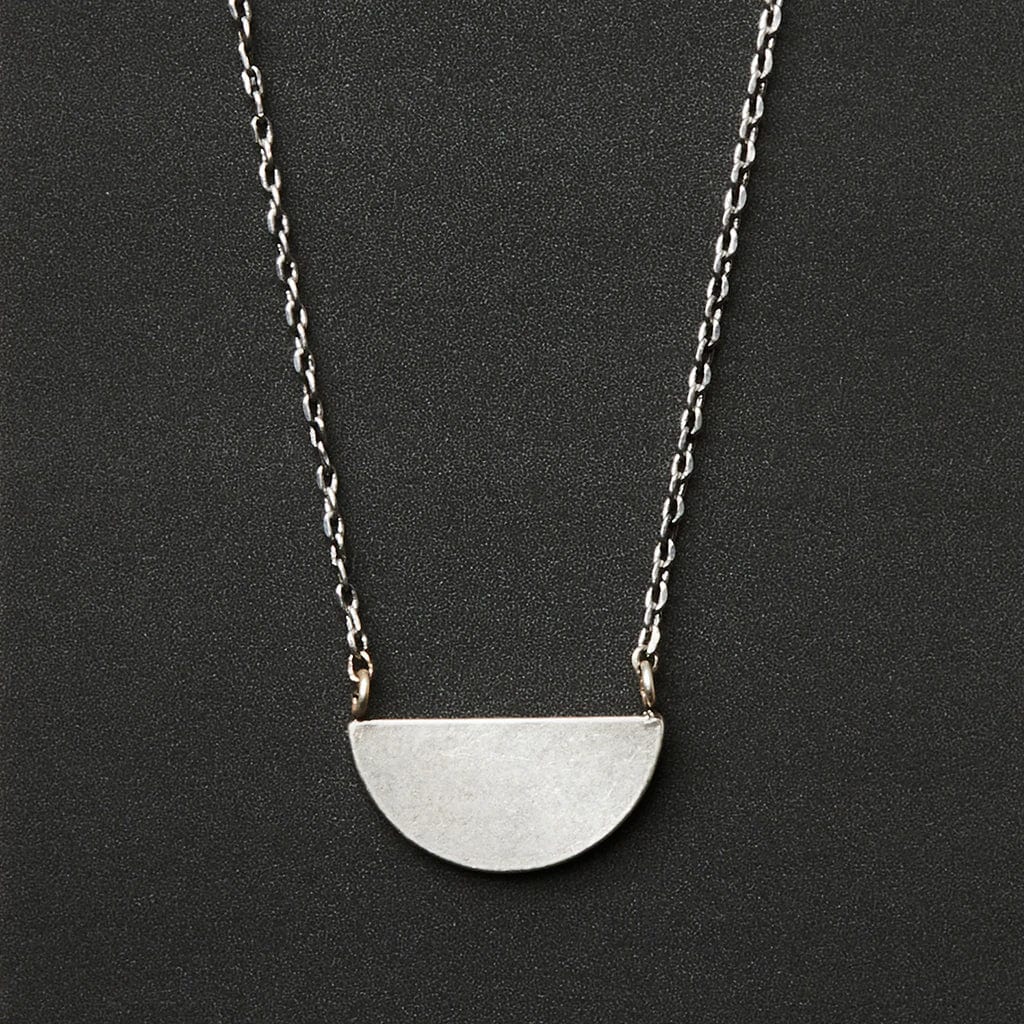 Refined Necklace Collection - Half Moon/Silver - Esme and Elodie