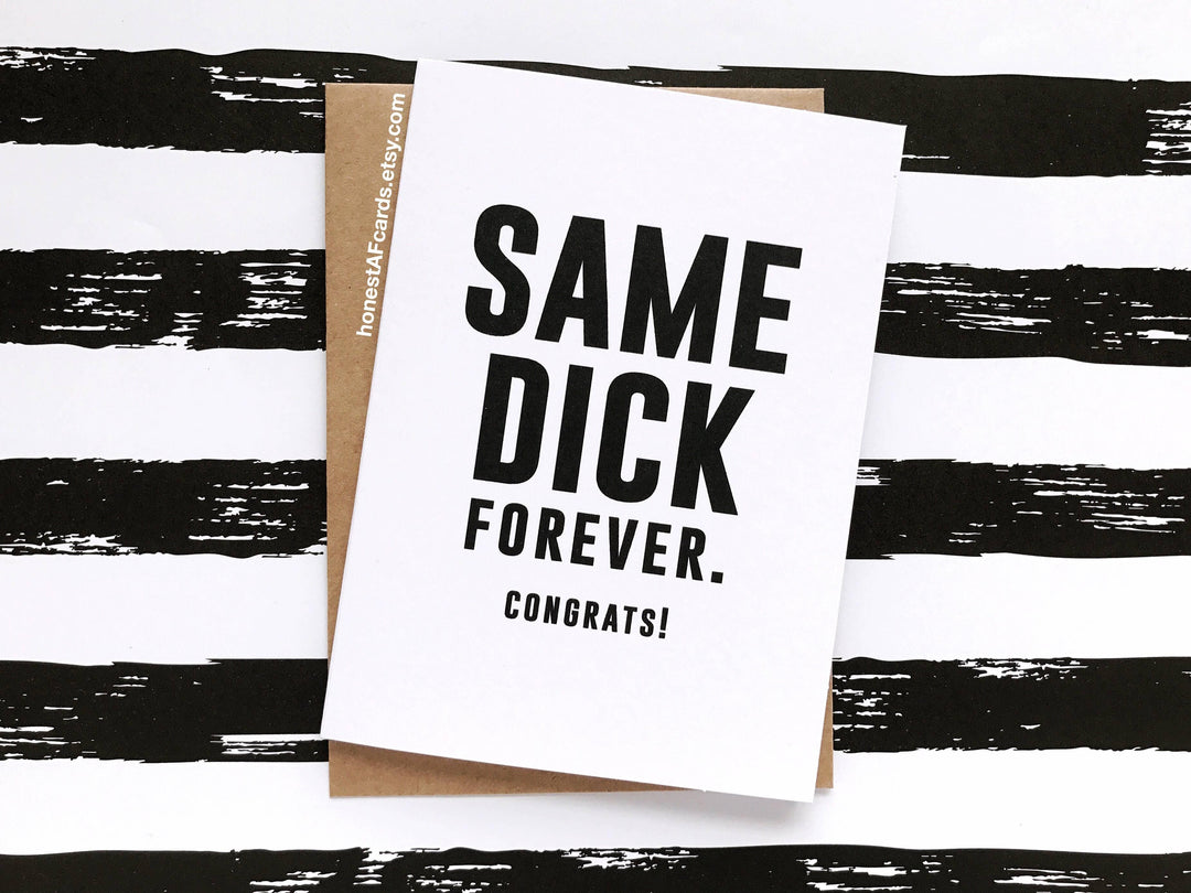 Same D*ck Forever Card - Esme and Elodie
