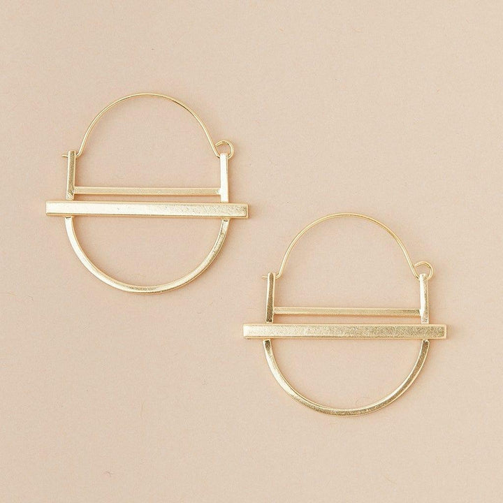 Saturn Hoop in Gold by Scout - Esme and Elodie