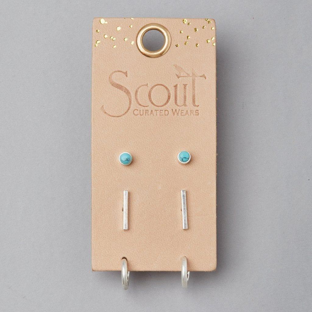 Scarlett Trio Studs in Sterling - Esme and Elodie