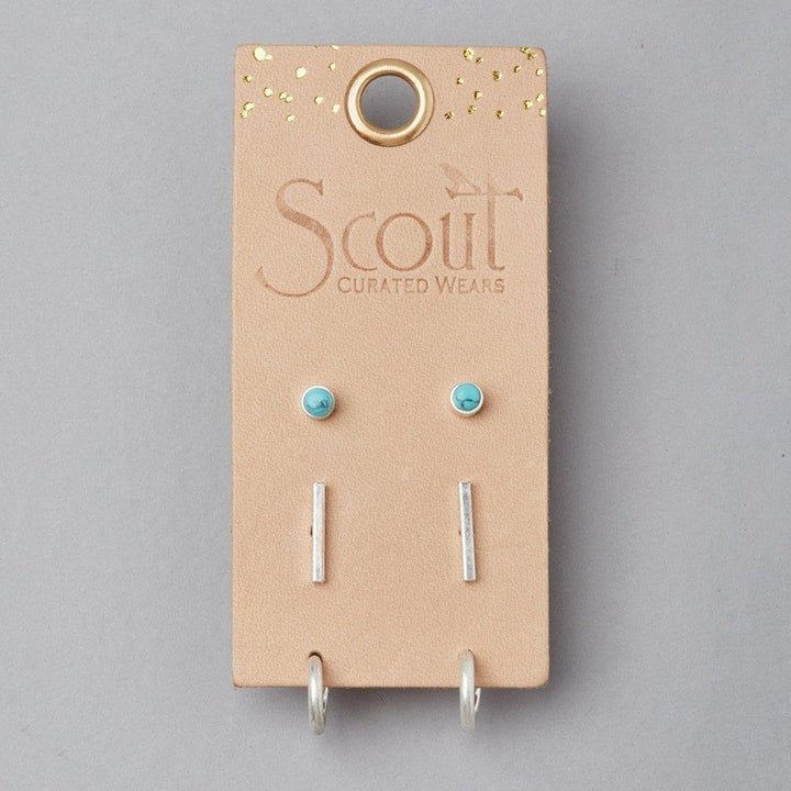 Scarlett Trio Studs in Sterling - Esme and Elodie