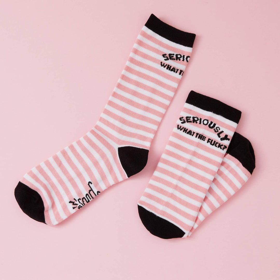 Seriously What The Fuck? Sweary Socks - Esme and Elodie