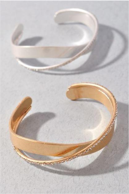 Simone- worn gold bracelet - Esme and Elodie