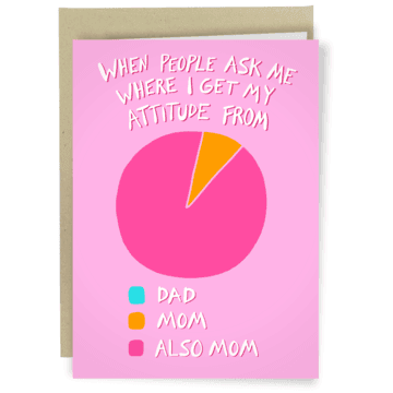 Sleazy Greetings - I Get My Attitude From My Mom - Esme and Elodie