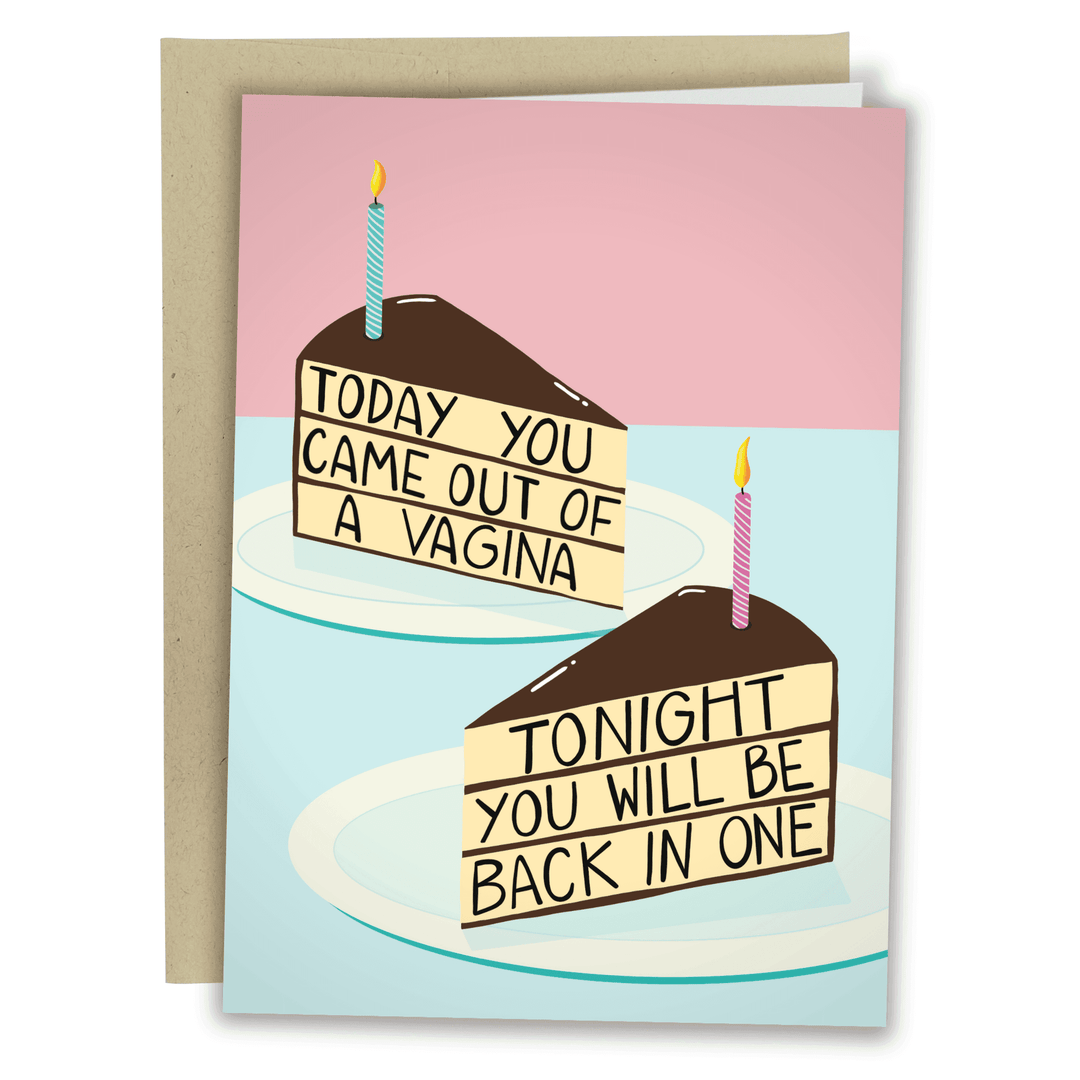 Sleazy Greetings - Today You Came Out of A Vagina - Esme and Elodie
