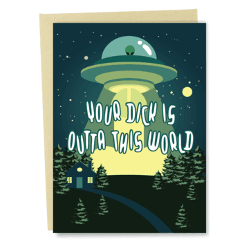 Sleazy Greetings - UFO Penis Outta This World - Esme and Elodie