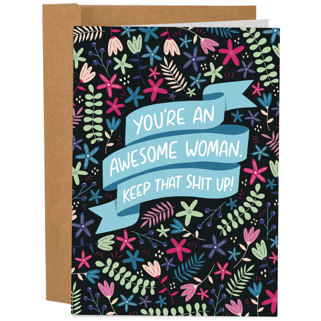 Sleazy Greetings - You're An Awesome Woman - Esme and Elodie