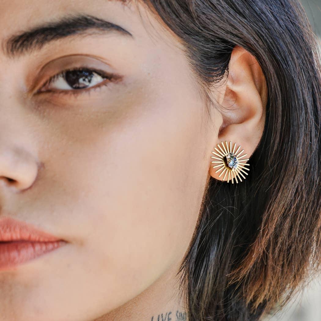 Sommar Layered Studs - more stones - Esme and Elodie
