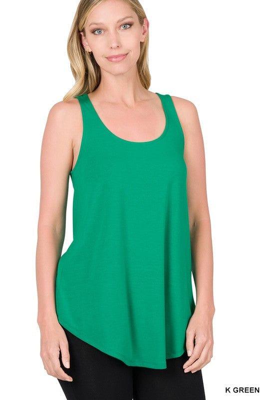 Soul Mates tank in Kelly Green - Esme and Elodie