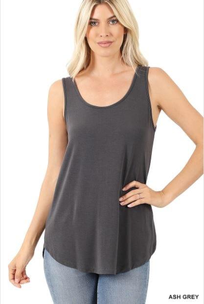 Women's Soul Mates- the perfect tank for women and plus in ash gray - Esme and Elodie
