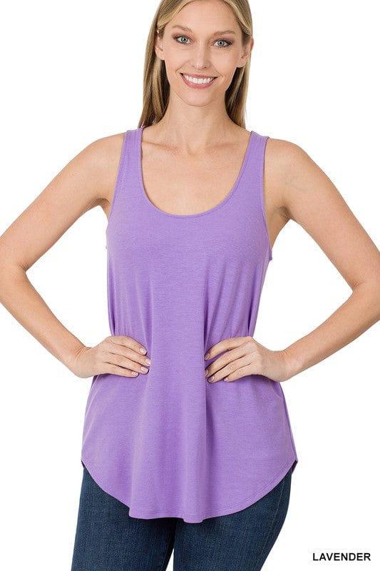 Soul Mates- the perfect tank for women and plus- Lavender - Esme and Elodie