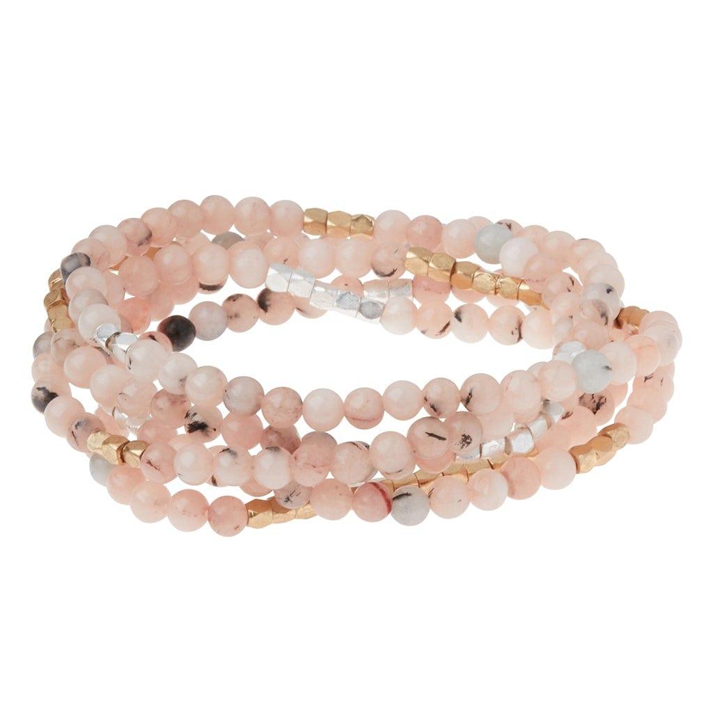 Stone Wrap: Morganite/Black Tourmaline - Stones of Divine Love & Protection - Esme and Elodie