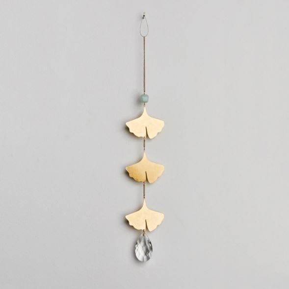 Suncatcher- Botanical Leaf/Amazonite - Esme and Elodie