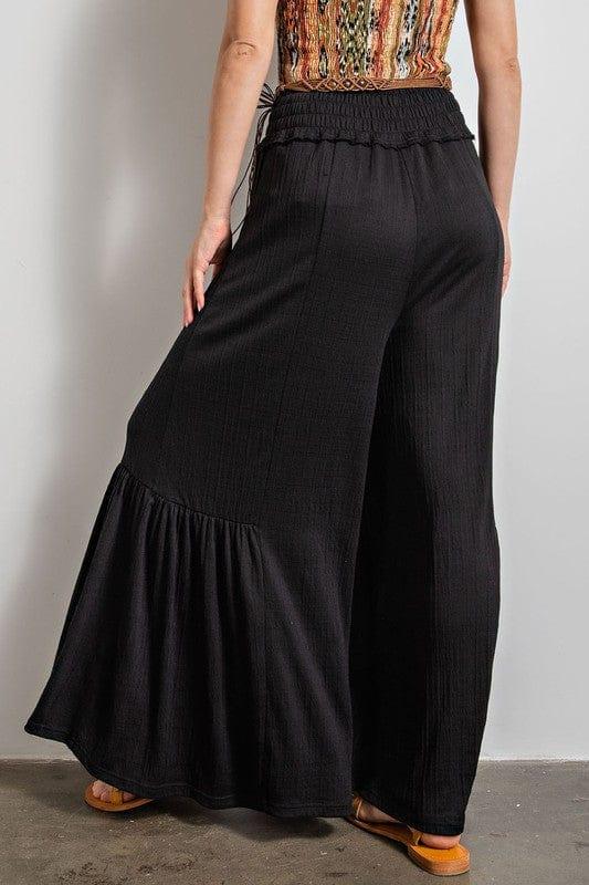 Textured cottom maxi pant - Esme and Elodie