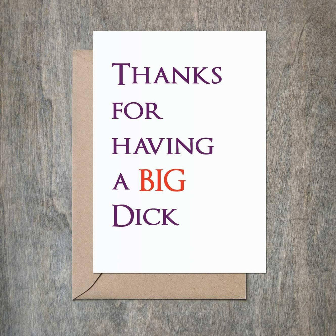 Thanks For Having A Big Dick Love Card - Esme and Elodie