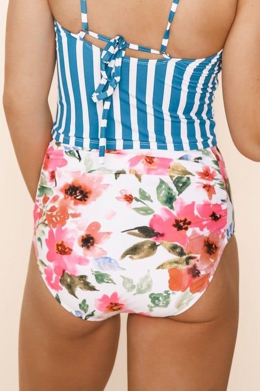 Tropical Delight- womens and plus swim bottoms - Esme and Elodie