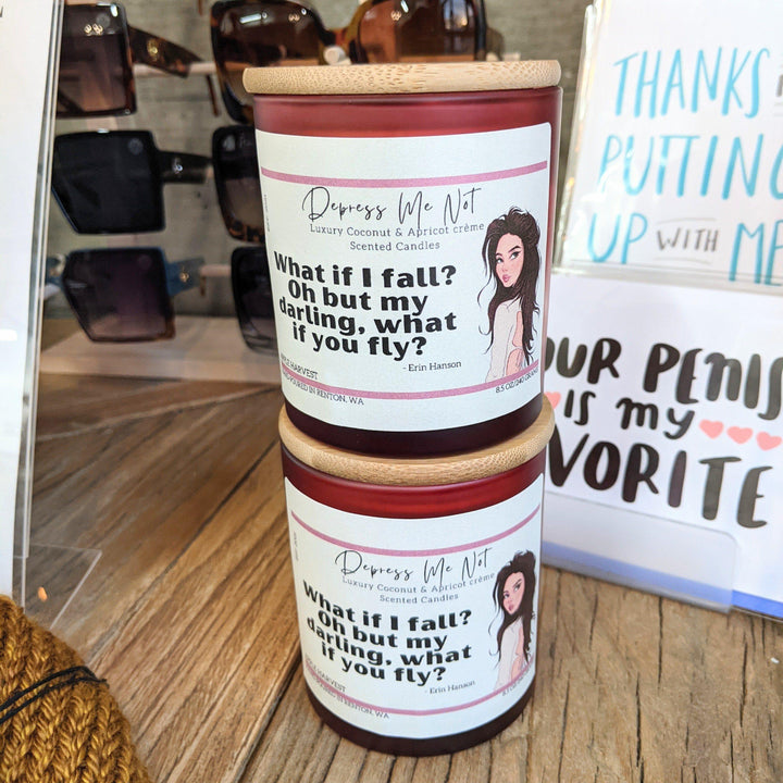 What if I fall candle- Depress me Not - Esme and Elodie