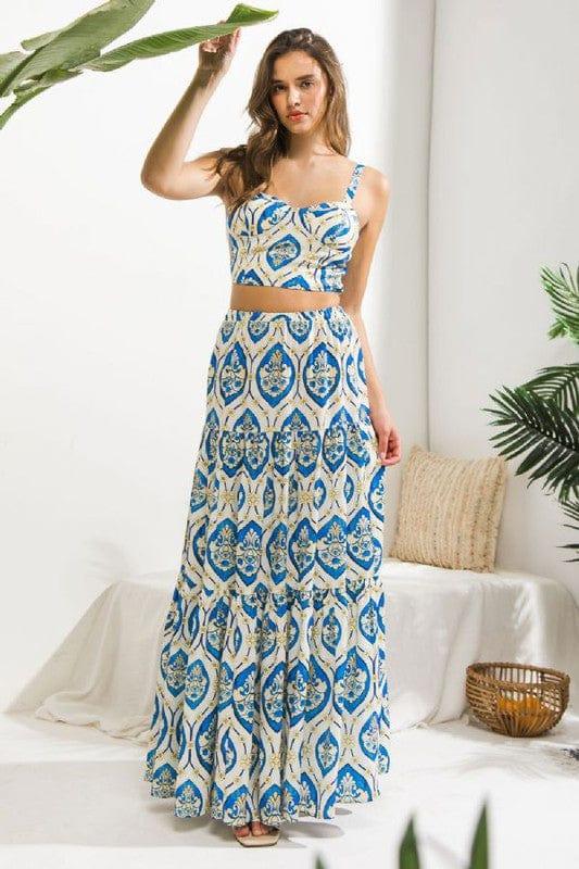 Womens bustier and skirt set - Esme and Elodie