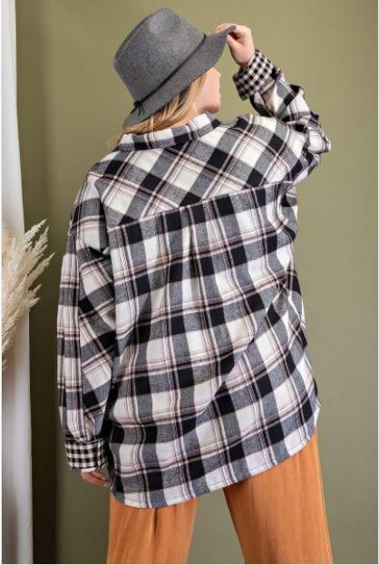 Wynter- plus size mixed plaid - Esme and Elodie