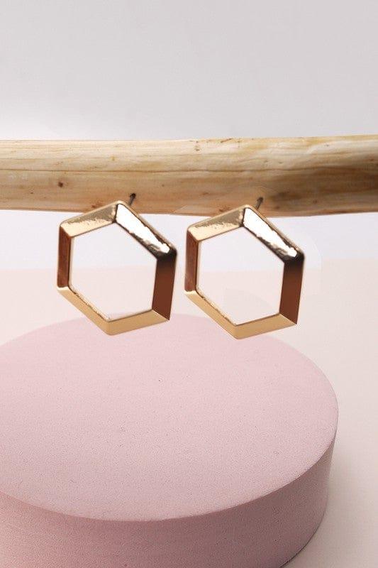 XL gold hexagon - Esme and Elodie